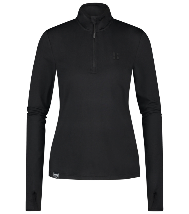 Poederbaas Poederbaas Four Seasons Lightweight Pully Women 001_black PB010312 001_Black Poederbaas wintersportkleding PB010312 licht grijs bij Leerentveldvrijetijd.nl