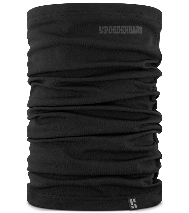 Poederbaas Poederbaas Arctic Neckwarmer 001_black PB080315 001_Black Poederbaas wintersportkleding PB080315 licht grijs bij Leerentveldvrijetijd.nl