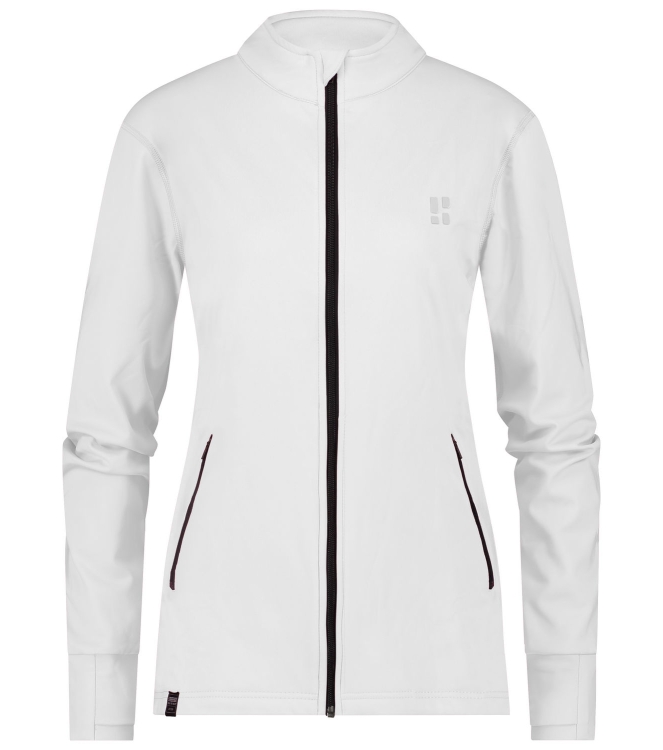 Poederbaas Poederbaas Arctic Sports Tech Jacket Women 102_off white PB120312 102_Off White Poederbaas fleeces en truien PB120312 kiwi bij Leerentveldvrijetijd.nl