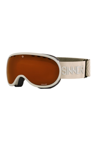 Sinner Sinner Vorlage Skibril 20B-P01_Mt Lt Gry- Dbl Or Sintec Vt