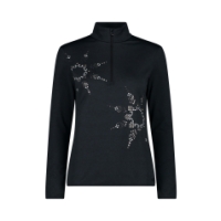 CMP Woman Sweat U973 Nero Mel. 34L4246