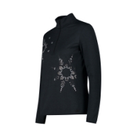CMP Woman Sweat U973 Nero Mel. 34L4246