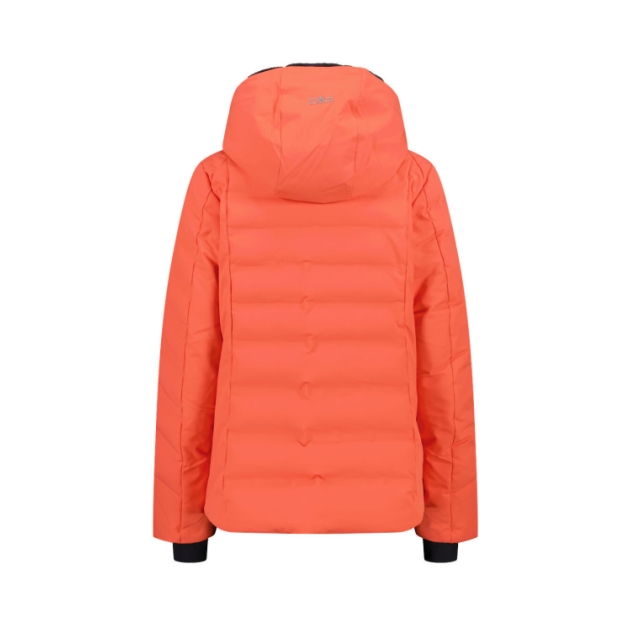 cmp Woman Jacket Fix Hood C487_Marigold 34W4406