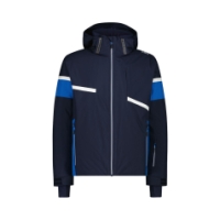 CMP Man Jacket Zip Hood N950 Black Blue 34W4677