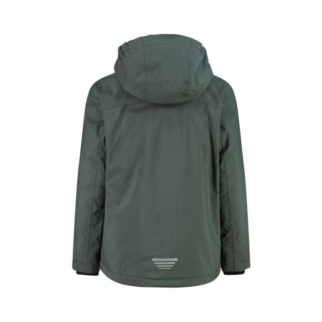 cmp Kid Jacket Snaps Hood 23FZ_Jungle Olive 39W1924