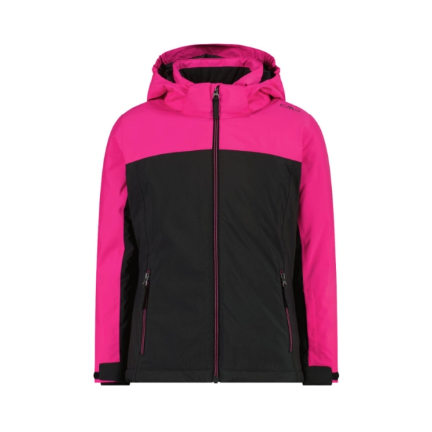 cmp Kid G Jacket Snaps Hood 13CZ_Festival Antracite 39W2085