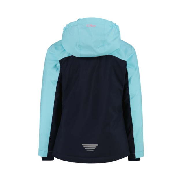 cmp Kid G Jacket Snaps Hood E408_Aquarius 39W2085