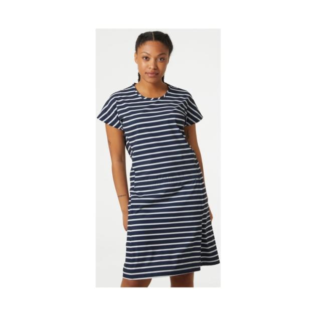helly-hansen W Thalia Summer Dress 2.0 598_Navy Stripe 34346