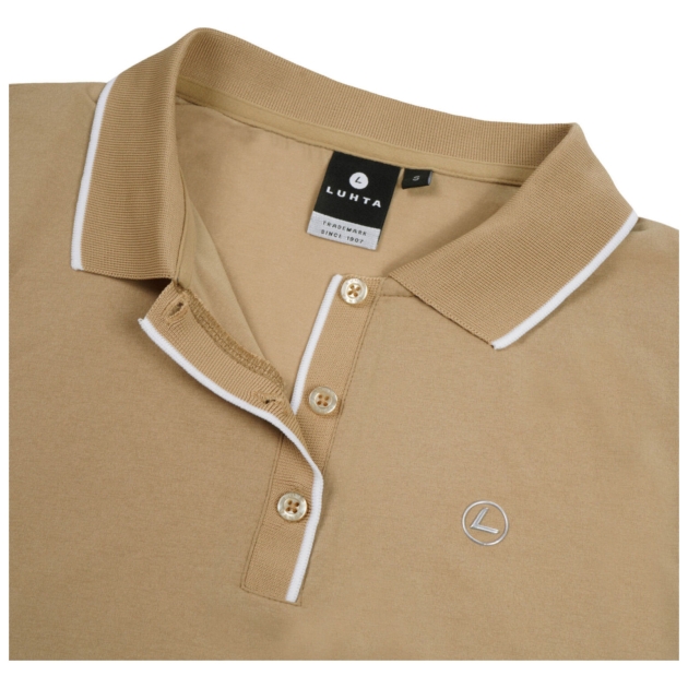 luhta Hartikkala Wm Polo Shirt 021_Powder 37250_128_L