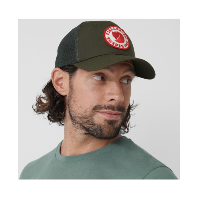 fjällräven 1960 Logo Langtradarkeps 662_Deep Forest F78138