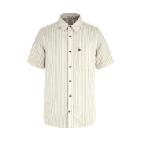 fjällräven Ovik Travel Shirt SS M 113-195_Chalk White-Sand Stone F87039