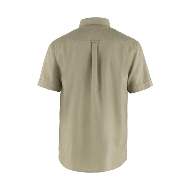 fjällräven Ovik Travel Shirt SS M 195_Sand Stone F87039