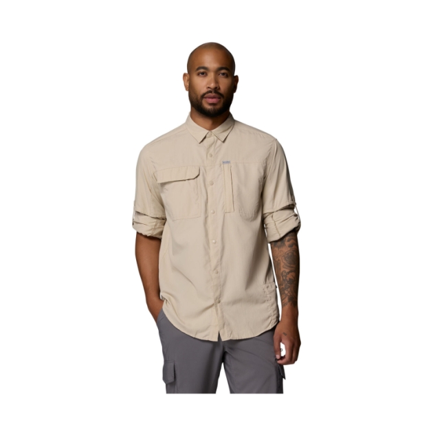 columbia Skien Valley Long Sleeve Shirt 271_Ancient Fossil 2123325