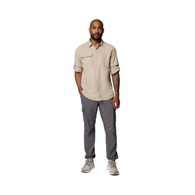 columbia Skien Valley Long Sleeve Shirt 271_Ancient Fossil 2123325