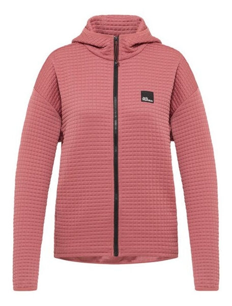 jack-wolfskin Mogari Hooded FZ W J0127_mineral red A63850