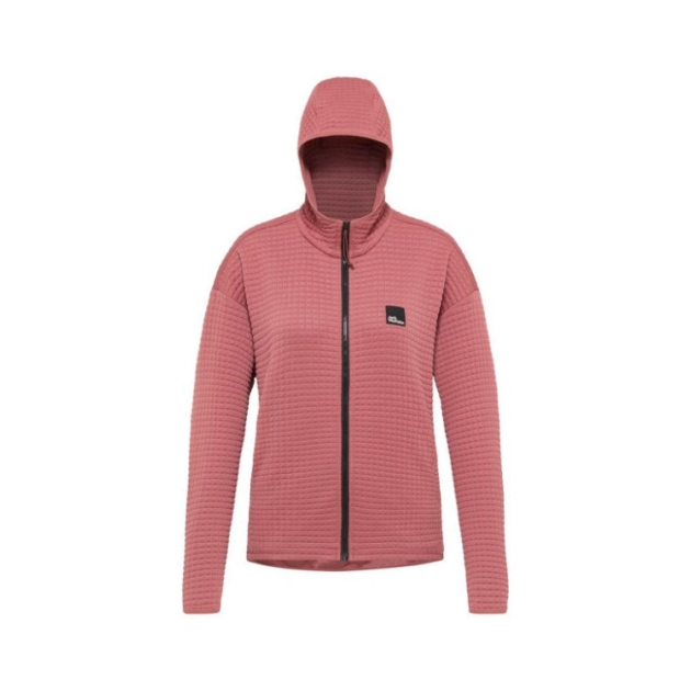 jack-wolfskin Mogari Hooded FZ W J0127_mineral red A63850
