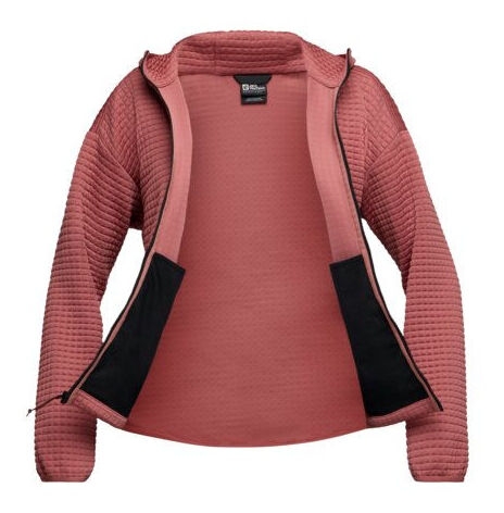 jack-wolfskin Mogari Hooded FZ W J0127_mineral red A63850