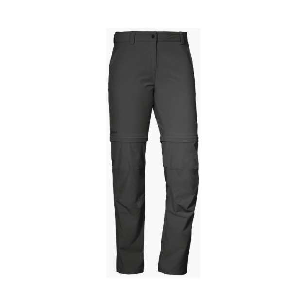 schöffel Pants Ascona Zip Off Women 9830_Asphalt 12343