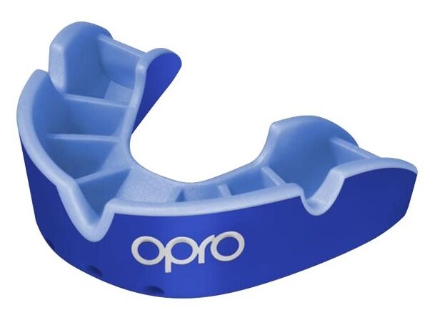Opro Silver Superior Fit Mouthguard 7755 Navy-Sky Blue 790007