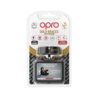 opro Gold Ultra Fit Mouthguard Braces 8820 Black-Gold 790006