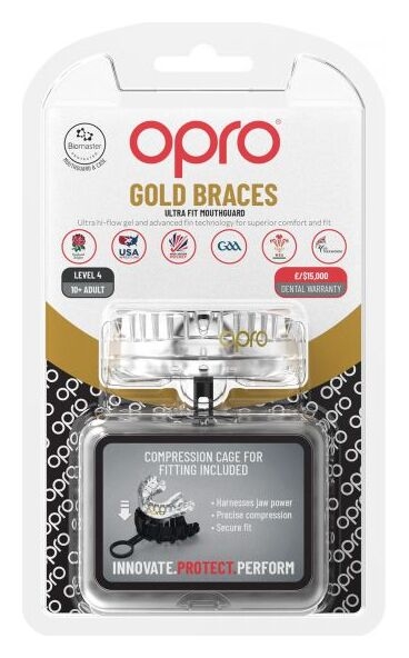 opro Gold Ultra Fit Mouthguard Braces 2222 No Colour 790006