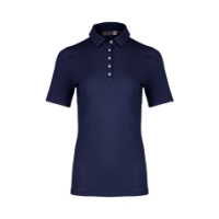 kjus Women Hollow Pima Polo S/S K0089705_Atlanta Blue K00897