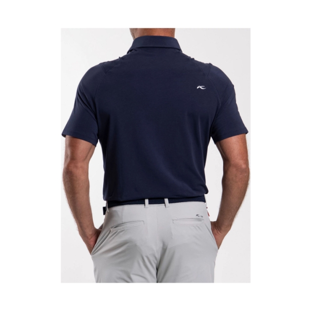 kjus Men Hollow Pima Polo S/S K0088204_Atlanta Blue K00882