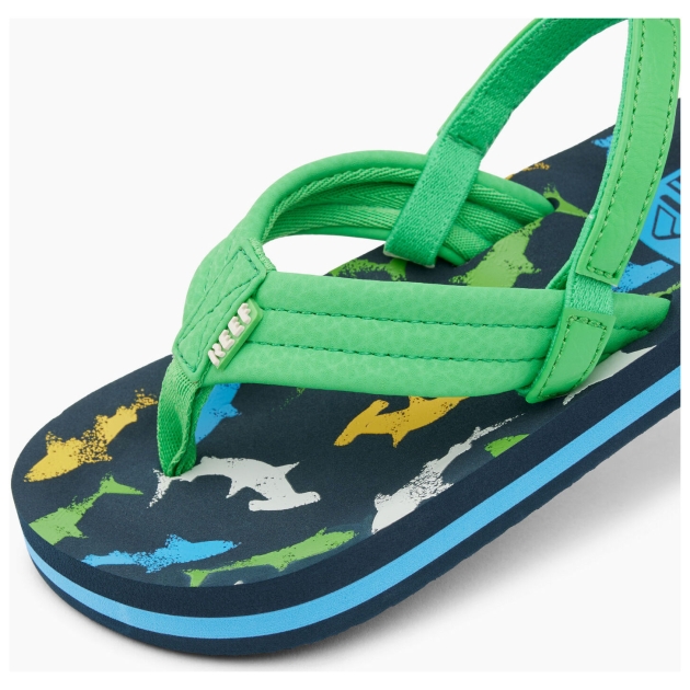 Reef Little Ahi teenslipper Multi Shark CJ6624