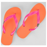 ipanema Classic Brasil Kids Slippers AR829_Orange/Pink IP 80416