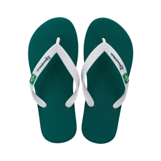ipanema Classic Brasil Kids Slippers BB616_Green/Grey IP 80416
