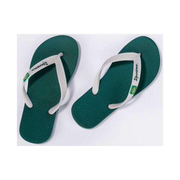 ipanema Classic Brasil Kids Slippers BB616_Green/Grey IP 80416