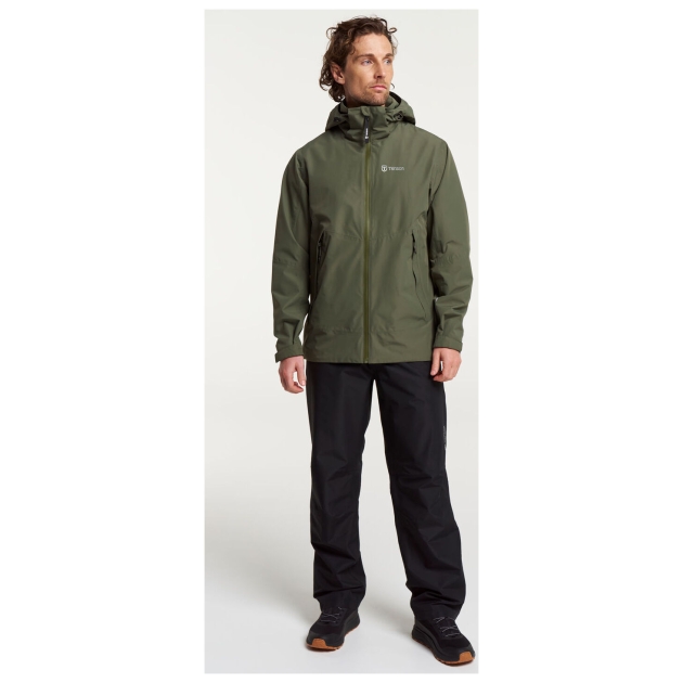 tenson Winga Rain Jacket M 685 - Dark Olive 5018050