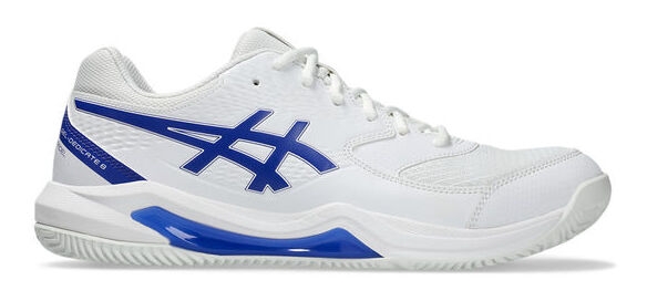 asics Gel-Dedicate 8 Padel 102_White / Dark Cobalt 1041A414
