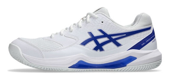 asics Gel-Dedicate 8 Padel 102_White / Dark Cobalt 1041A414