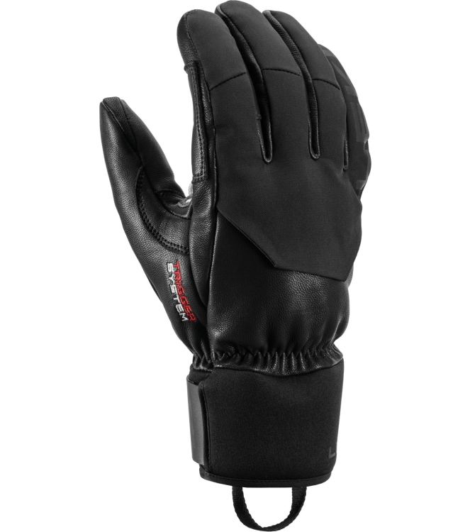 Leki Leki Hevon 3D black LH654839301 black Leki wintersportkleding LH654839301 licht grijs bij Leerentveldvrijetijd.nl