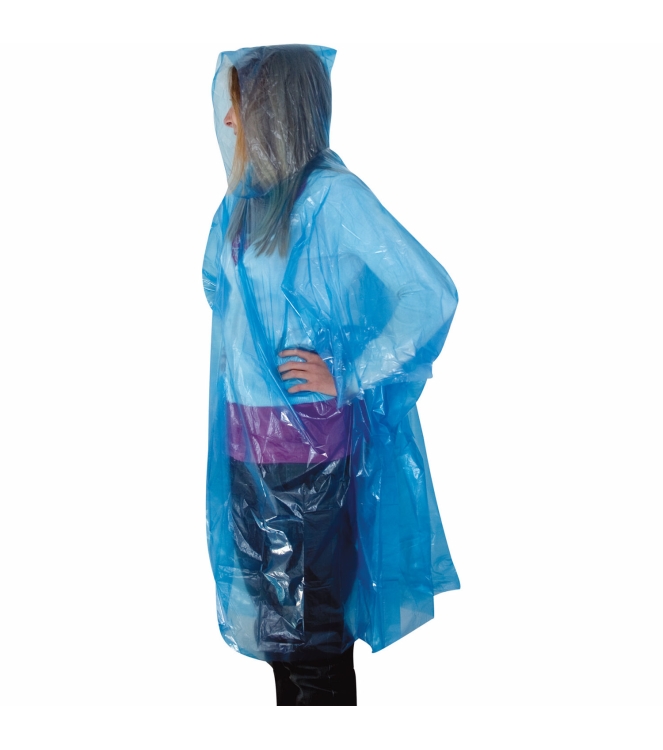 TravelSafe TravelSafe Poncho Light met capuchon  TS0441  TravelSafe jassen TS0441 ecru bij Leerentveldvrijetijd.nl