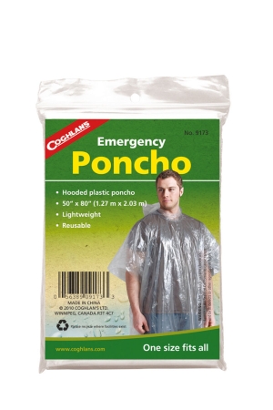 Coghlan's Coghlan's Emergency Poncho  Coghlan's Coghlan's Emergency Poncho