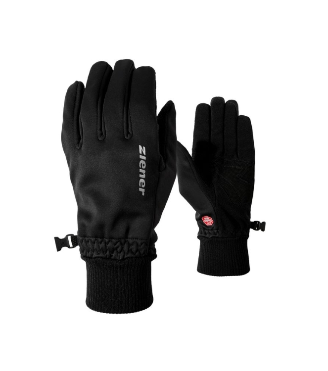 Ziener Ziener Idealist WS Glove Multisport 12_black 802002 12_Black Ziener wintersportkleding 802002 licht grijs bij Leerentveldvrijetijd.nl