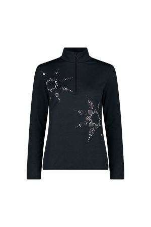 CMP CMP Woman Sweat U973 Nero Mel. CMP CMP Woman Sweat U973 Nero Mel.