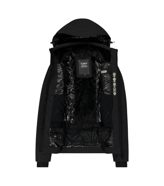 CMP CMP Woman Jacket Zip Hood u901 nero 34W4446 U901 Nero CMP jassen 34W4446 licht grijs bij Leerentveldvrijetijd.nl
