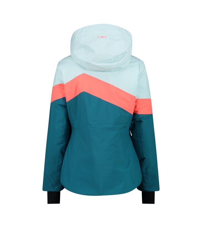 CMP CMP Woman Jacket Zip Hood e867 teal 34W4566 E867 Teal CMP jassen 34W4566 antraciet bij Leerentveldvrijetijd.nl