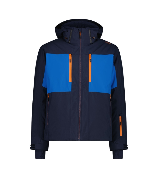 CMP CMP Man Jacket Zip Hood n950 black blue 34W4657 N950 Black Blue CMP jassen 34W4657 geen kleur bij Leerentveldvrijetijd.nl