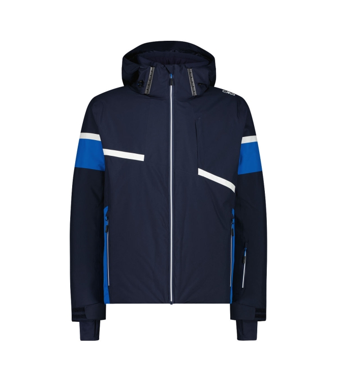 CMP CMP Man Jacket Zip Hood n950 black blue 34W4677 N950 Black Blue CMP jassen 34W4677 geen kleur bij Leerentveldvrijetijd.nl