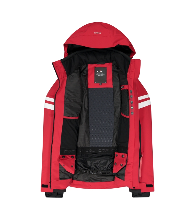 CMP CMP Man Jacket Zip Hood b908 chili 34W4747 B908 Chili CMP jassen 34W4747 geel bij Leerentveldvrijetijd.nl