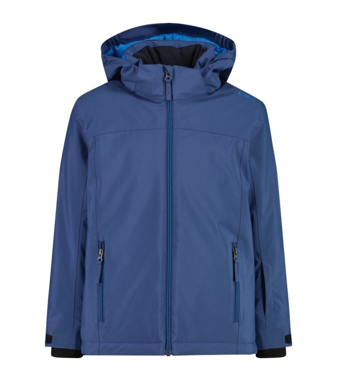 CMP CMP Kid Jacket Snaps Hood 29lz_infinity river 39W1924 29LZ_Infinity River CMP jassen 39W1924 geen kleur bij Leerentveldvrijetijd.nl