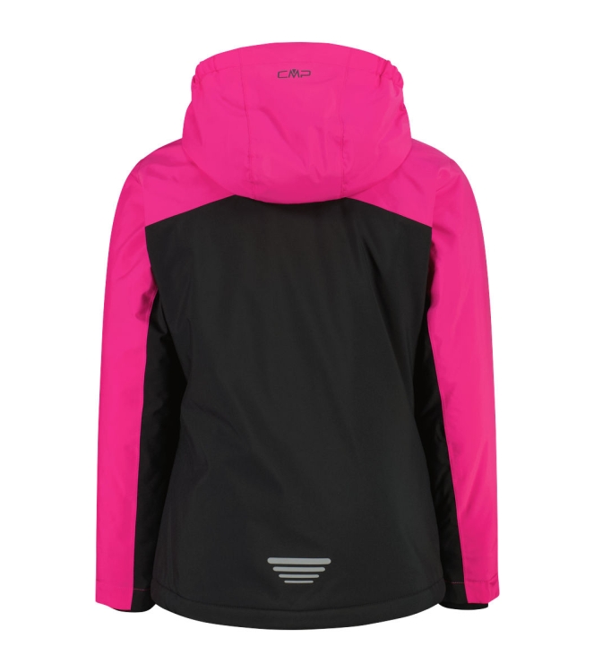 CMP CMP Kid G Jacket Snaps Hood 13cz_festival antracite 39W2085 13CZ_Festival Antracite CMP jassen 39W2085 ivoor bij Leerentveldvrijetijd.nl