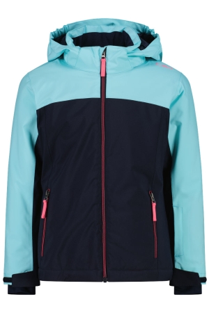 CMP CMP Kid G Jacket Snaps Hood E408_Aquarius CMP CMP Kid G Jacket Snaps Hood E408_Aquarius