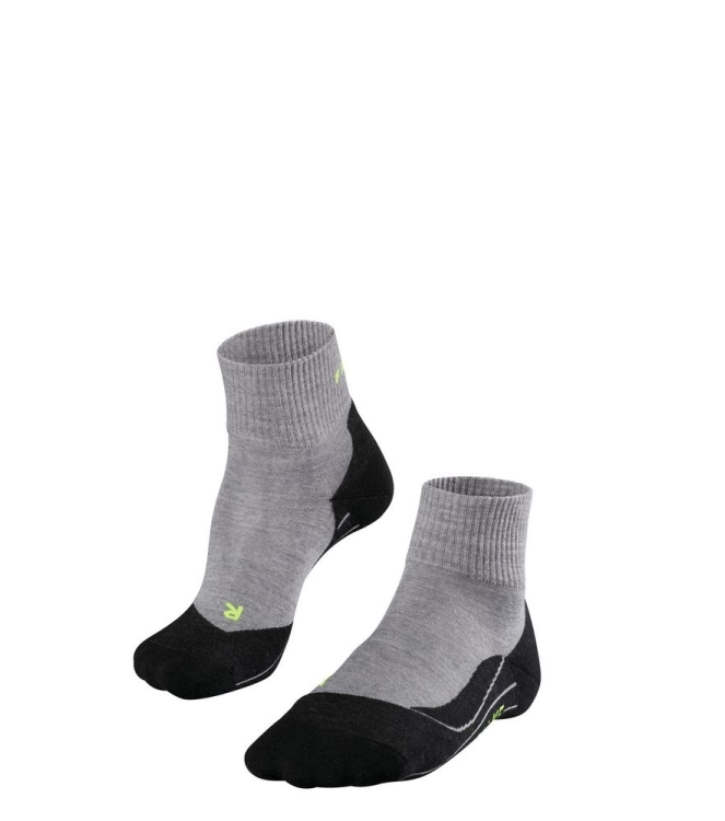 Falke Falke TK5 Wander Short 3403_light grey 16461 3403_light grey Falke wandelsokken 16461 licht grijs bij Leerentveldvrijetijd.nl