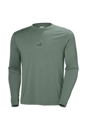 Helly Hansen Helly Hansen Skog Graphic Ls Tee 485_Grey Cactus