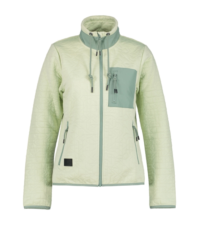 Icepeak Icepeak Amenia Wm Midlayer Jacket 514_light green 54732_434_I 514_Light Green Icepeak fleeces en truien 54732_434_I zwart bij Leerentveldvrijetijd.nl